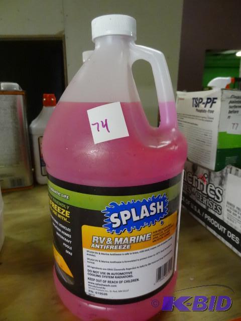 lot 74 image: Qty 2 New Splash RV & Marine Anti Freeze ...