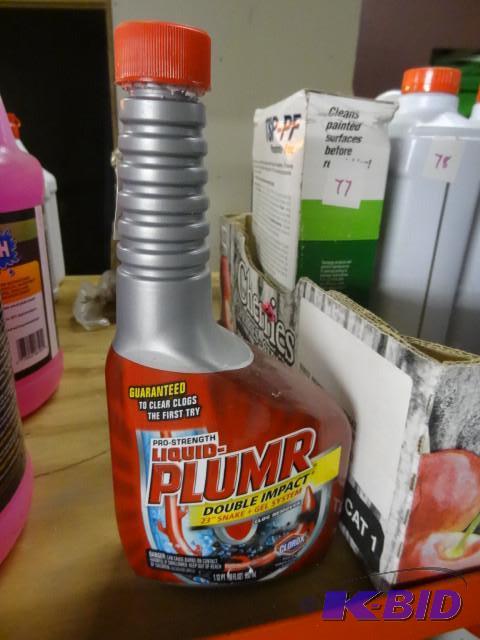 lot 75 image: New Pro Strength Liquid Plumber 18 oz...