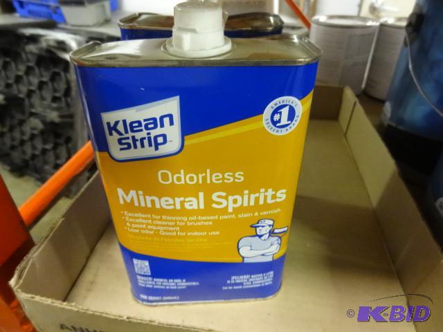 lot 86 image: Qty 2 New Klean Strip Odorless Mineral Spirit...