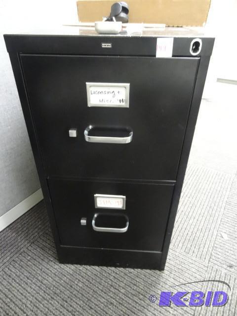 lot 149 image: 15" metal 2 drawer file cabinet...