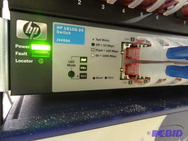 lot 167 image: HP 1810-24 switch...