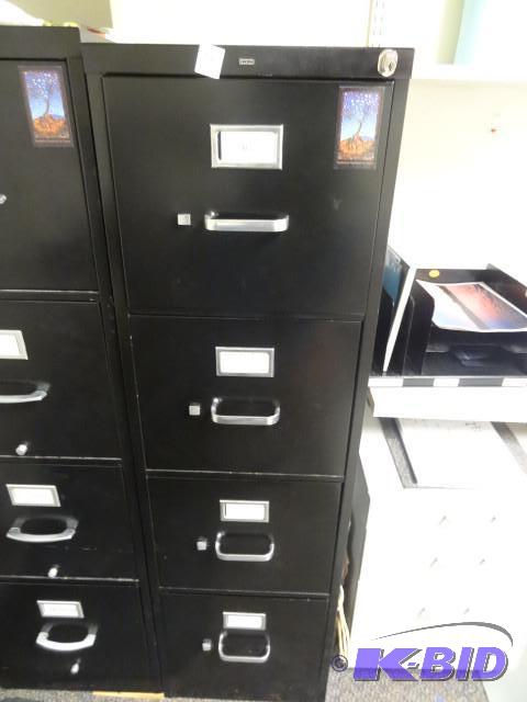 lot 39 image: 15" metal 4 drawer file cabinet...