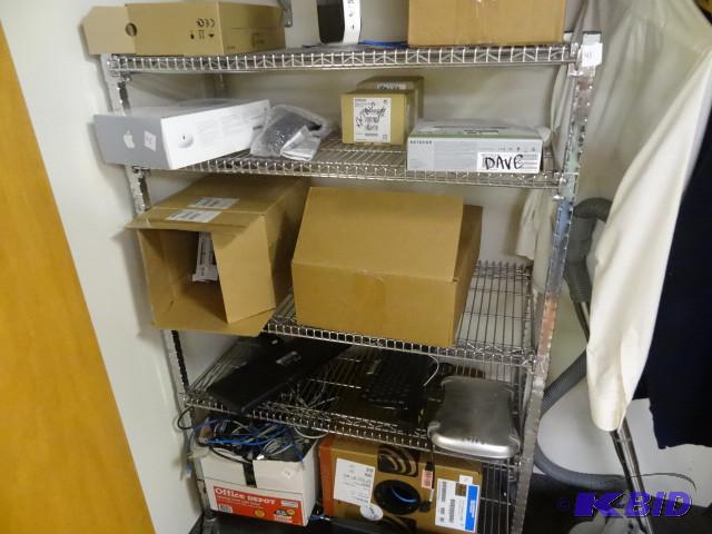 lot 41 image: 5 tier metal rack on wheels. NSF grade. 37 x ...