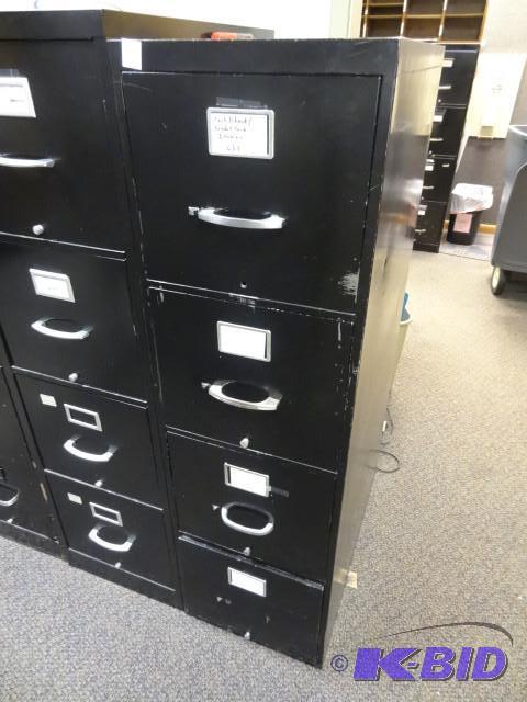 lot 49 image: 15" metal 4 drawer file cabinet...