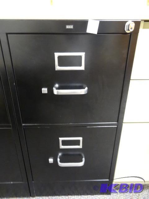 lot 5 image: 15" metal 2 drawer file cabinet...