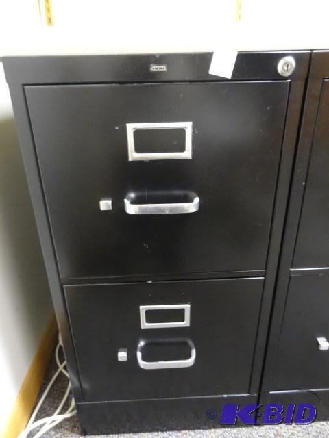 lot 6 image: 15" metal 2 drawer file cabinet...