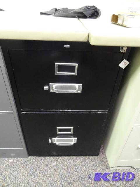 lot 69 image: 18" metal 2 drawer file cabinet...
