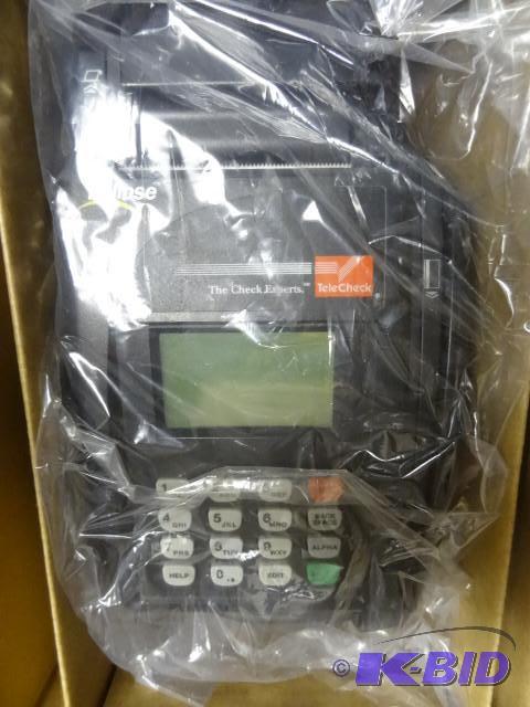 lot 80 image: Eclipse telecheck credit card machine...