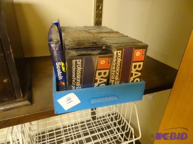 lot 91 image: Brand new cassette tapes. Qty 29...