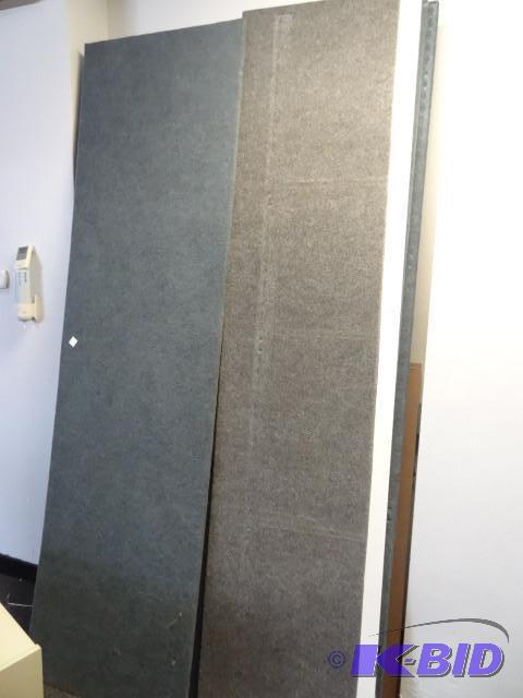 6 full sheets and 2 half sheets of carpeted p...