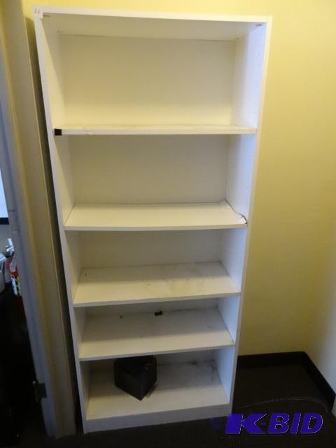 laminate 4 shelf book case 30x12x22...