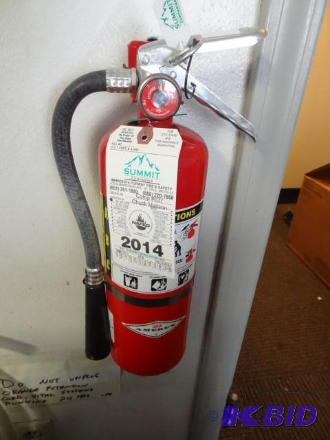 Fully charged fire extinguisher...