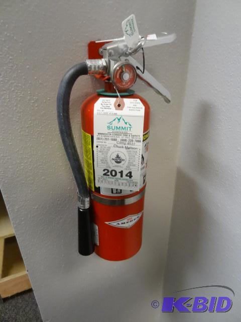 Fully charged fire extinguisher...