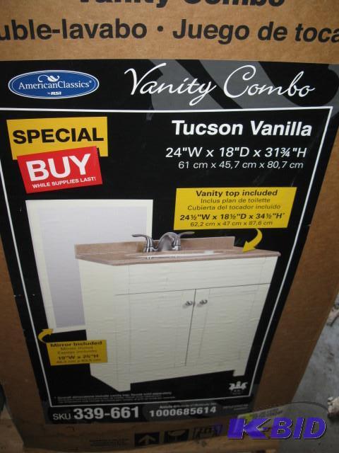 Bathroom vanity new in box with sink...