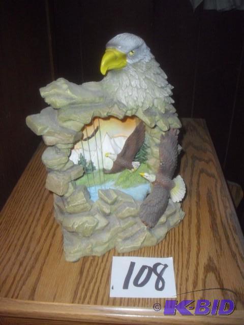 Eagle Theme Diorama.. Lights up and sounds of...