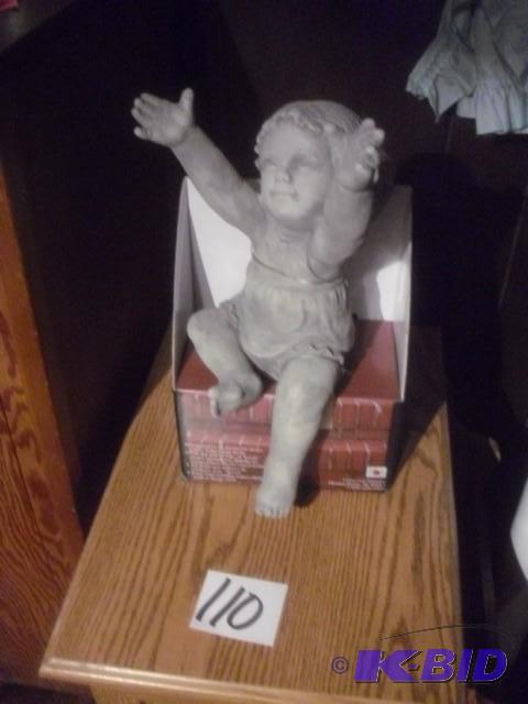 Little girl made to sit on Step.. DURA RESIN ...
