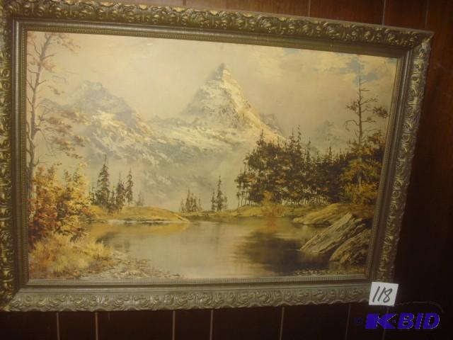 Mountain Lake picture. By ERICK GORMITE, 67 N...
