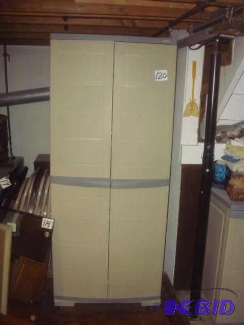 KETER, Heavy Plastic Cabinet.. Nothing INSIDE...