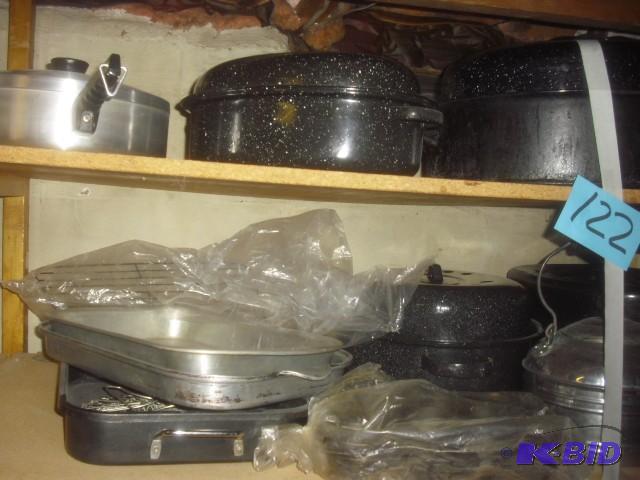 Roasters and CONVECTION FRYING PAN.. Nice Old...