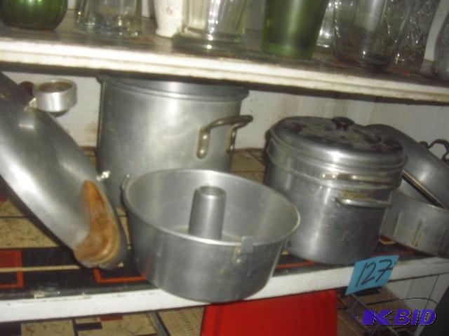 HEAVY Aluminum Pot, no cover, Double Boiler, ...