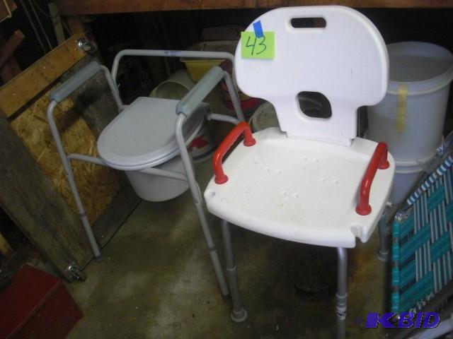 Commode and Shower Chair...