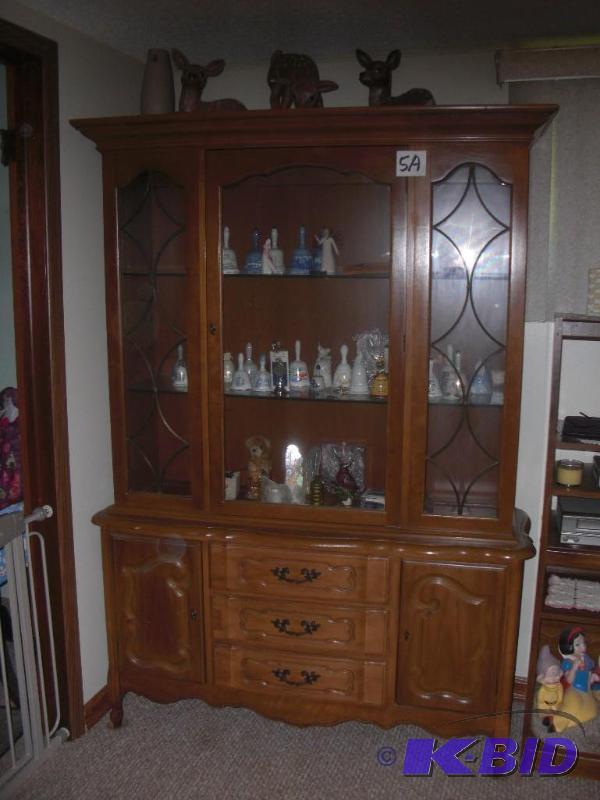 hutch, nothing inside or on shelves included....
