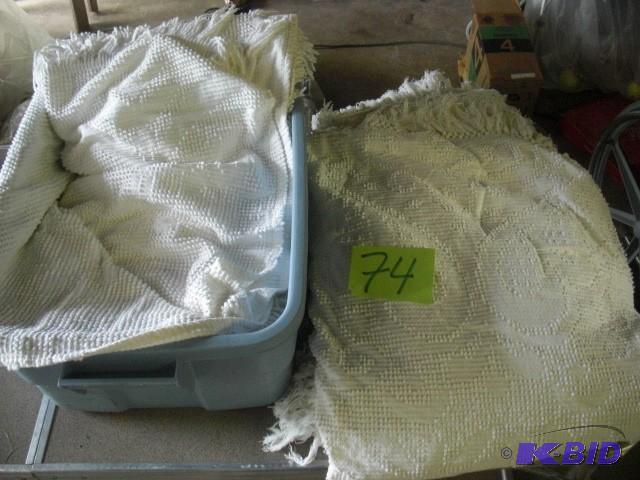 2, LARGE Martha Washington Bed spreads.. I di...