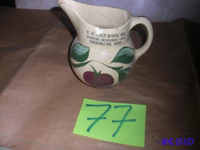 Small MilkCream pitcher.. From P.H. Feely an...