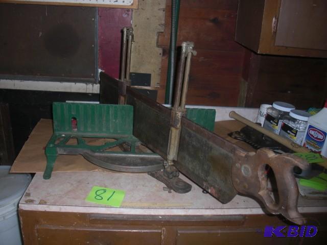 STANLEY MITRE BOX and Saw No 358.. January 2,...