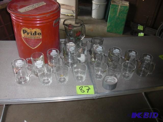 9 Schmidt Beer Mugs (Collector Series), Schmi...