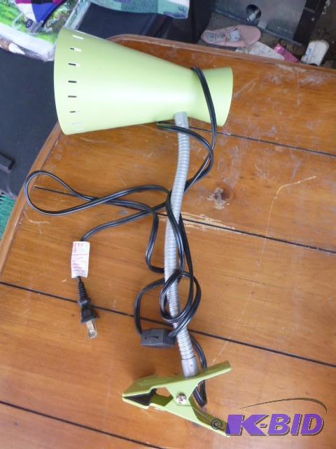 lot 108 image: Clamp-On Lamp...