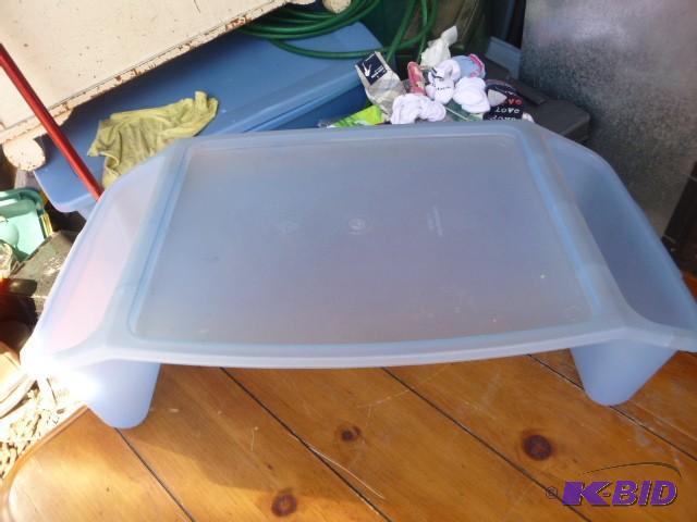 lot 112 image: Plastic Bed Table...