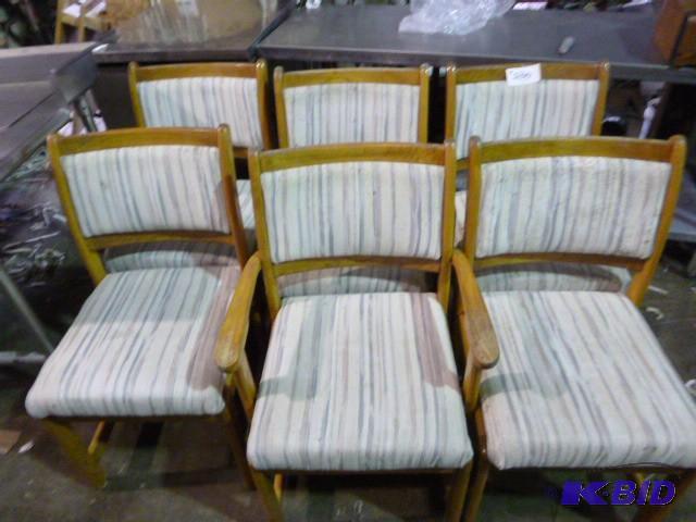 lot 157 image: 6 Padded Chairs...