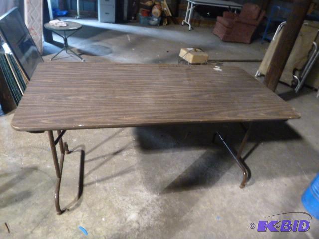 lot 260 image: Folding Table 30" X 60"...