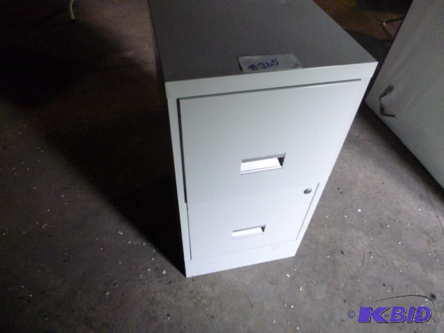 lot 265 image: 2 Drawer File Cabinet...