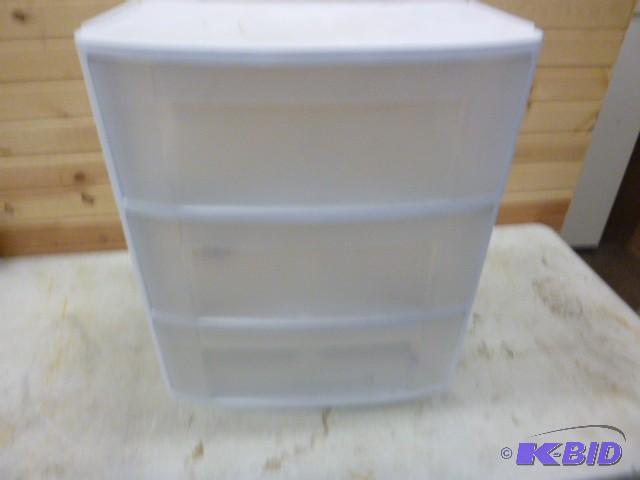 lot 29 image: 3 Drawer Storage Unit 24 12" X 22"...