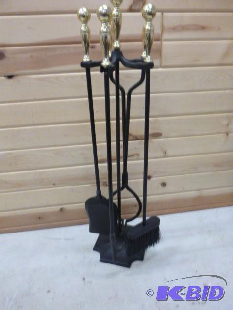 lot 44 image: 4 Piece Fireplace Set...
