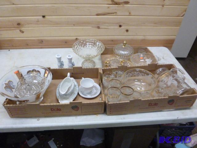 lot 56 image: Miscellaneous Glassware Includes cut glass wi...