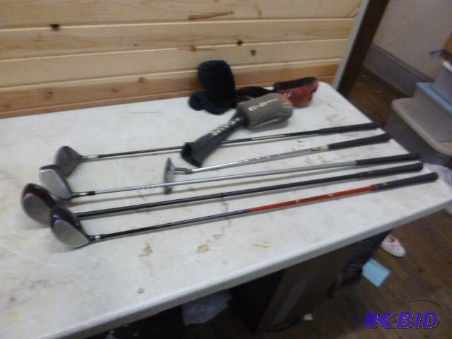 lot 58 image: 4 Drivers and Putter With some covers...