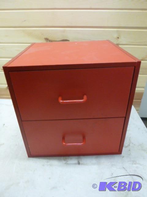 lot 8 image: 2 Drawer Storage Cabinet 14" X 15" ...