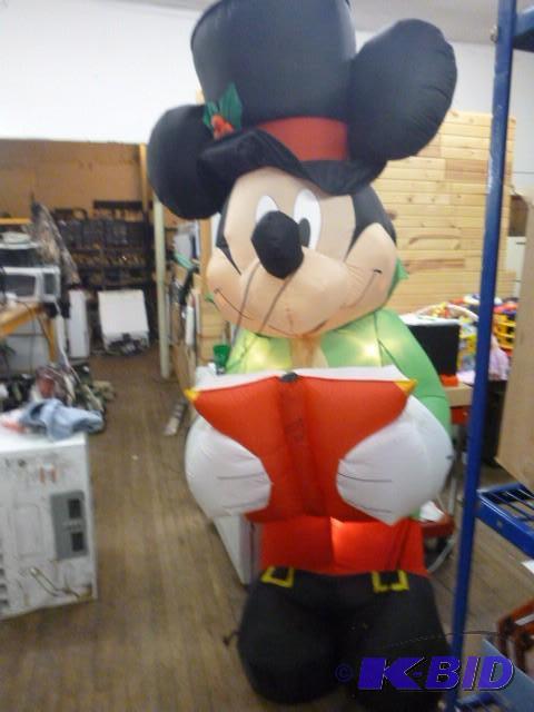 lot 82 image: Mickey Mouse Blow Up Doll Approximately 7 12...