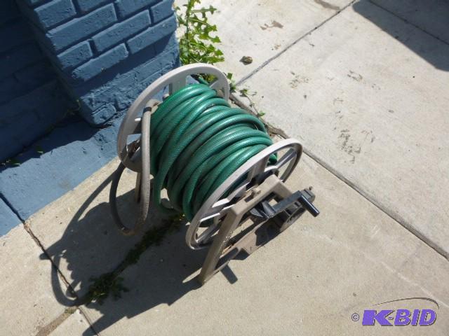 lot 94 image: Hose Reel with 2 Hoses...