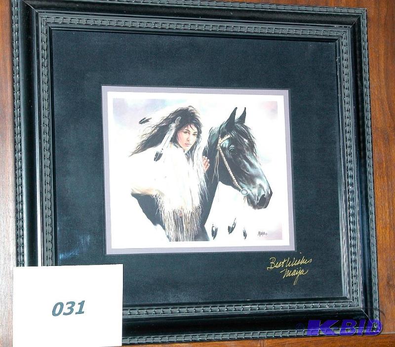 Signed print by Maija