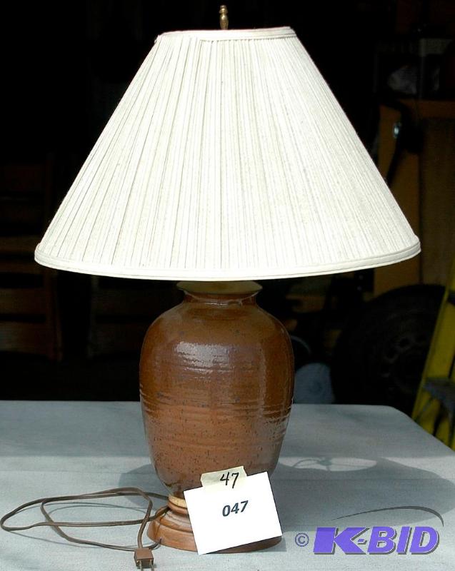 Stoneware Lamp