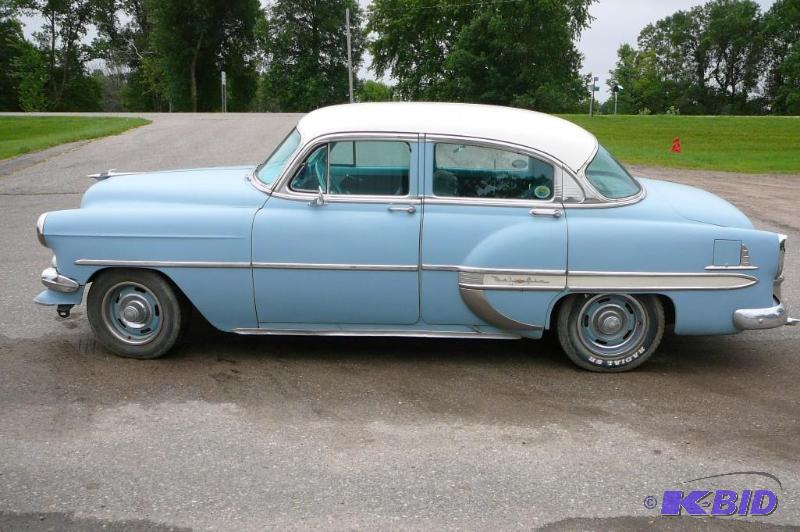 Year 1954 Make Chevrolet Model Belair 4 do...