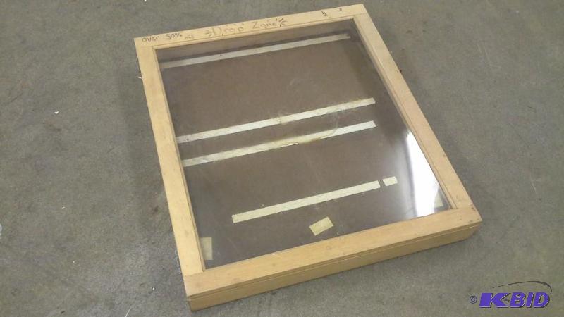 Wood frame wall display