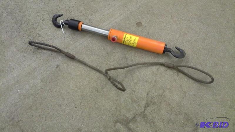 2 piece lot includes (1) steel cable approx.4...