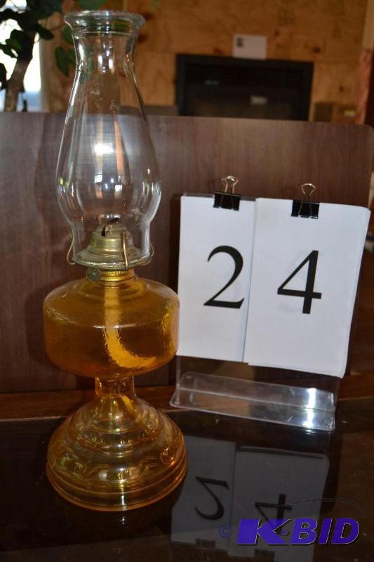 lot 24 image: Oil Lamp