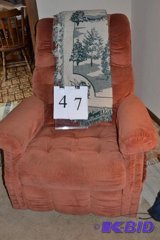 lot 47 image: Recliner - rocker