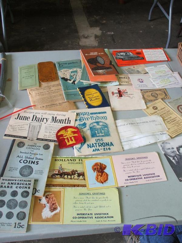 lot 62 image: Vintage Memorabilia